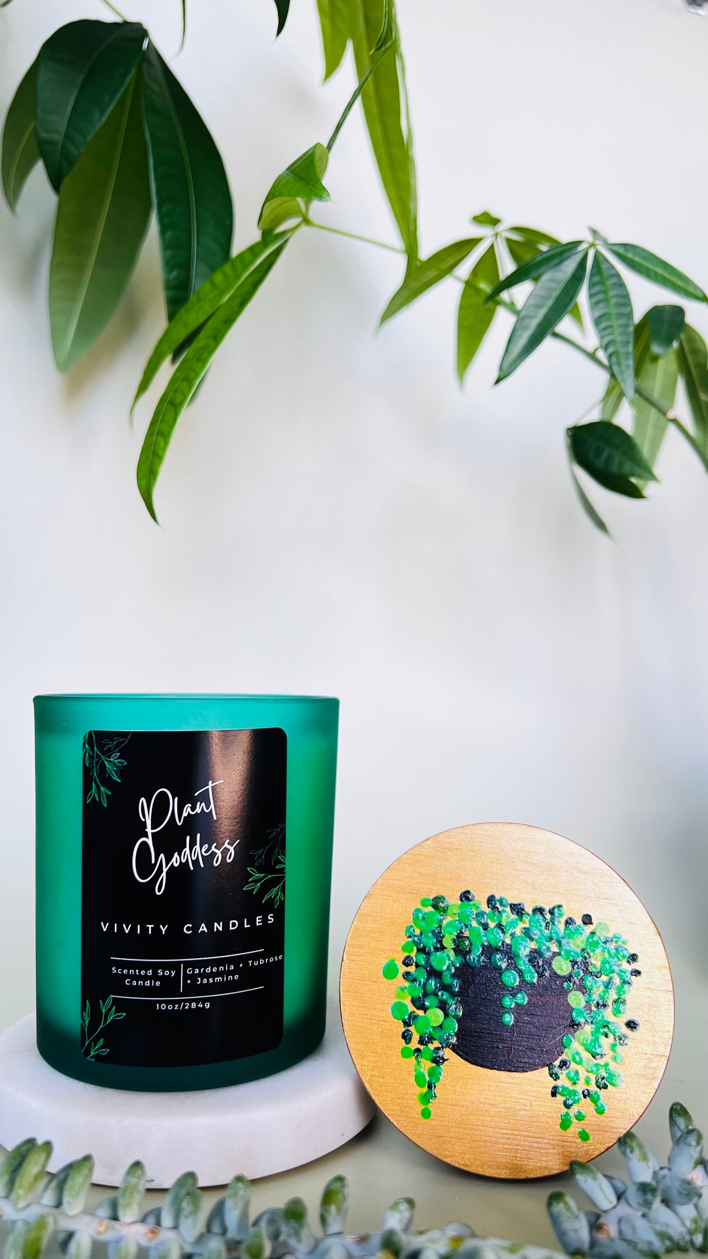 Plant Goddess Candle