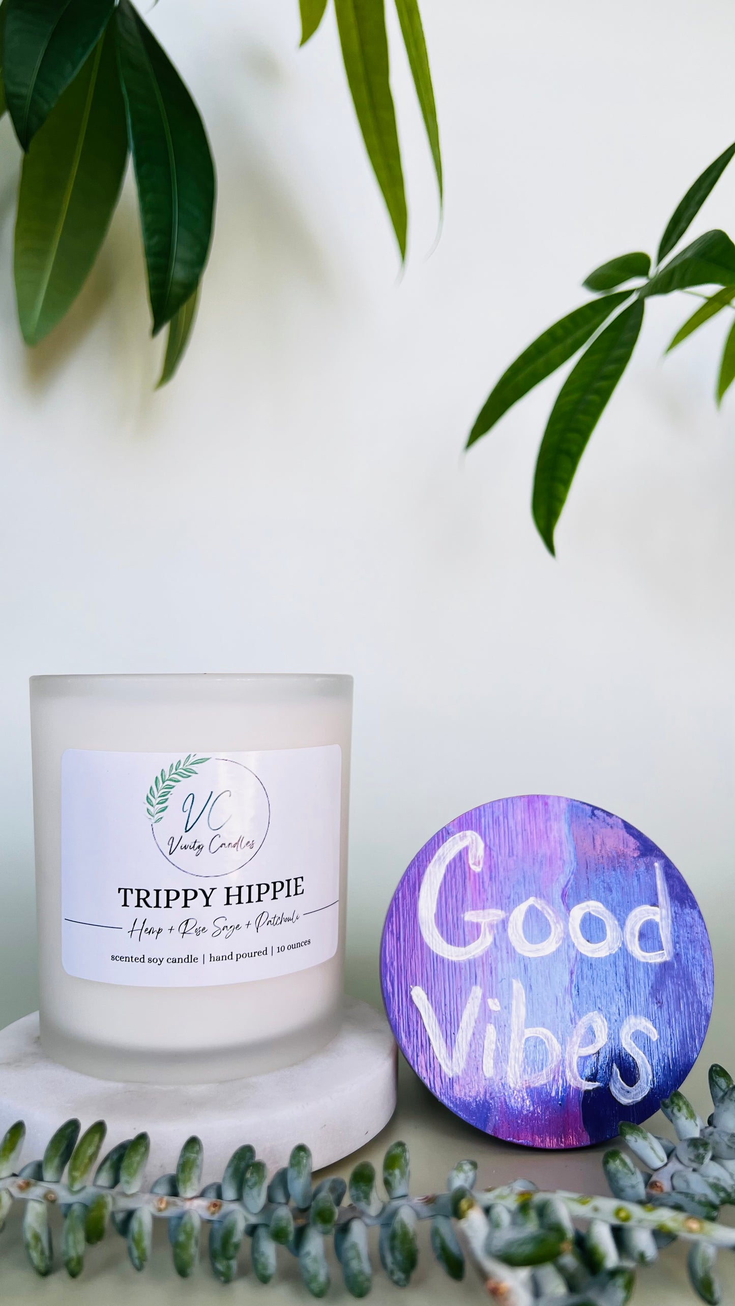 Trippy Hippie Candle