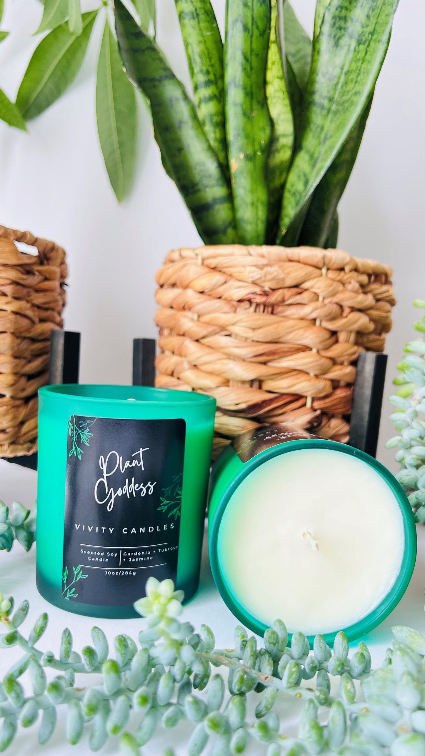 Plant Goddess Candle